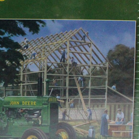 New John Deere Barn Raising 1000 Piece Jigsaw Puzzle in Sealed Box - Picture 6 of 6